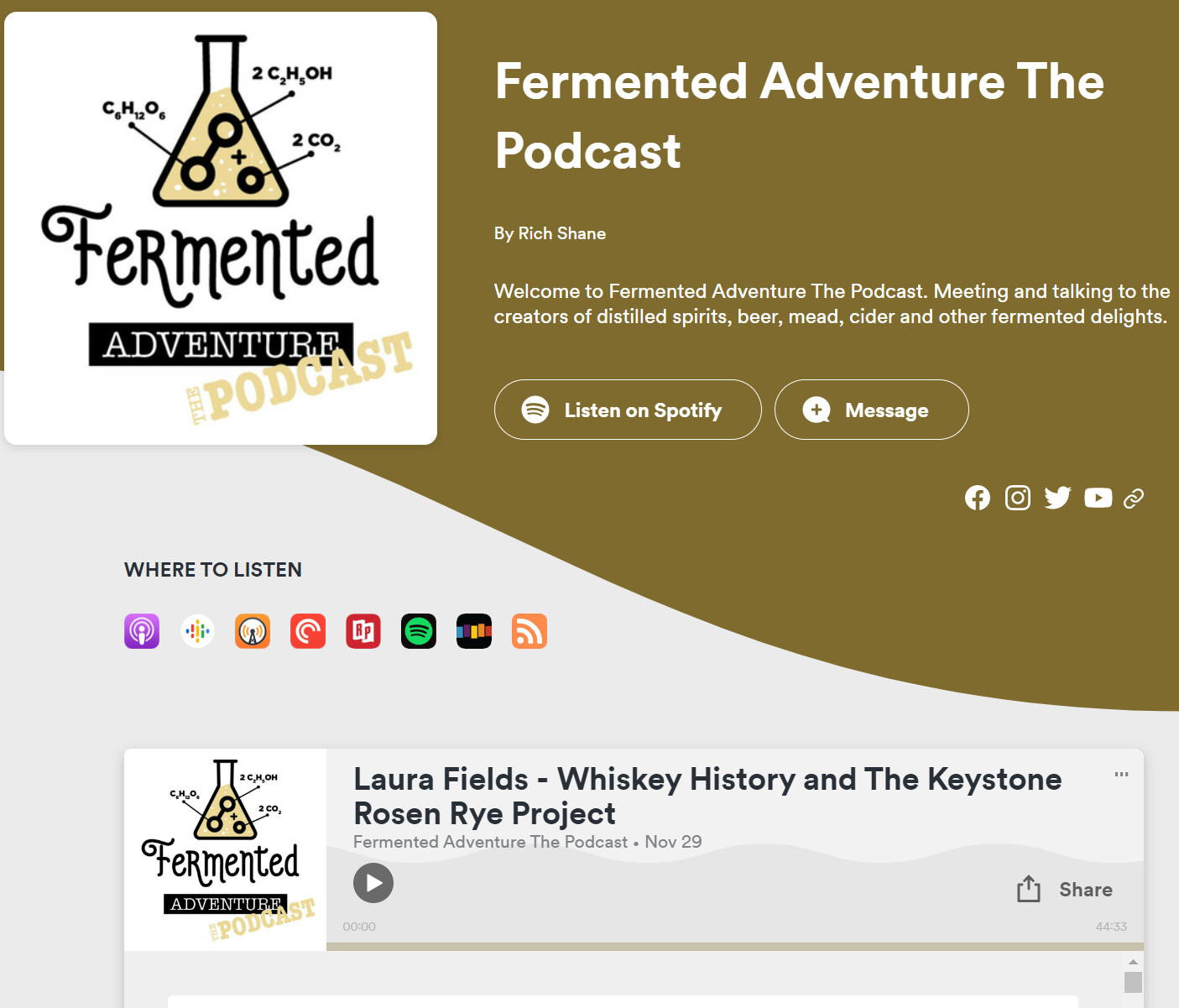 Fermented Adventure Podcast w/ Laura Fields- Nov. 29, 2022