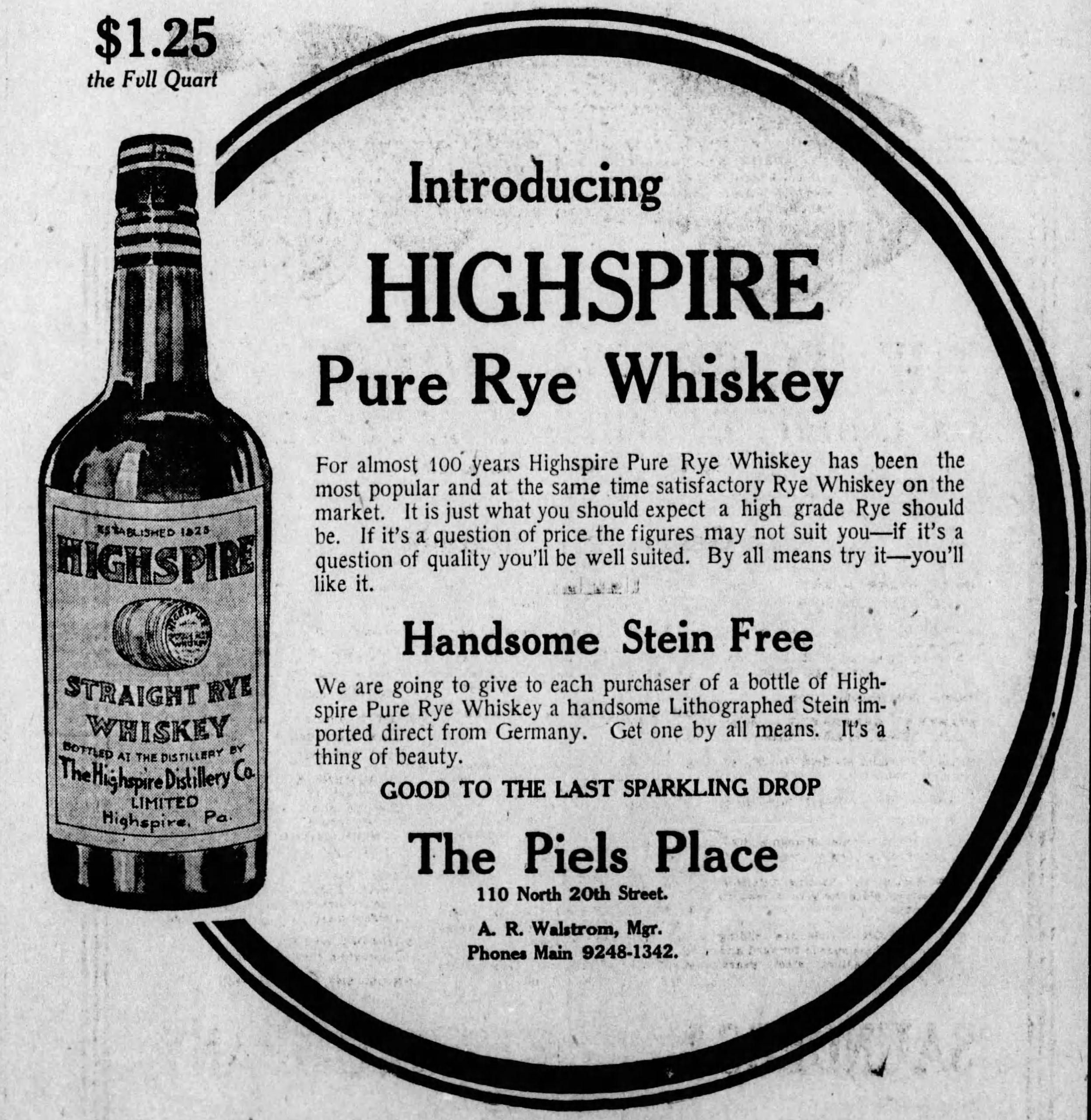 Pennsylvania’s Highspire Distillery Company